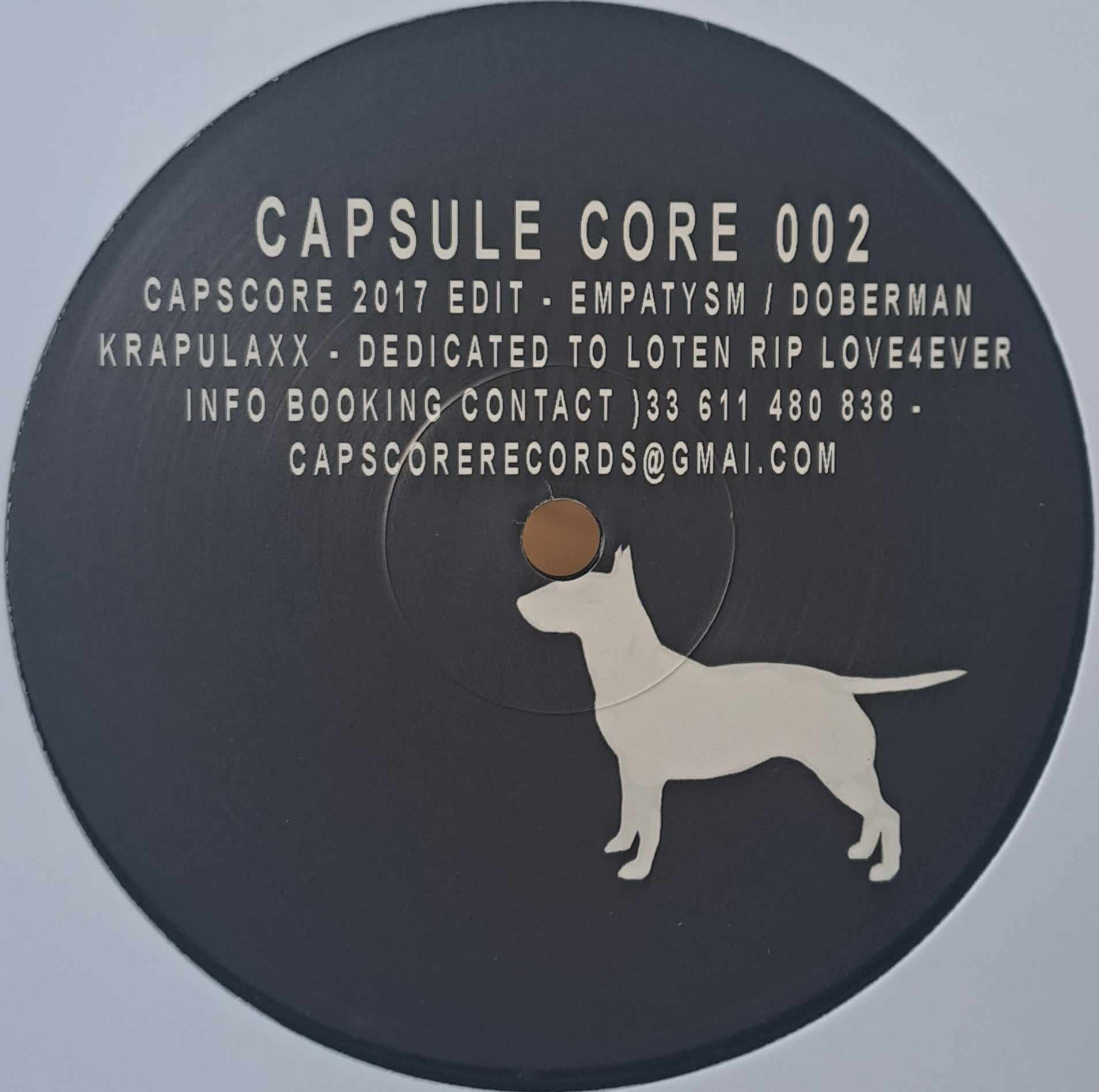 Capsule Core 002 (RP2023) - vinyle hardcore